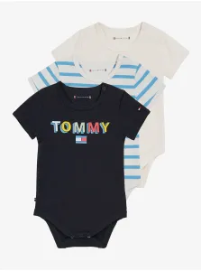 Tommy Hilfiger Set of three boys' bodysuits in black, white and striped Tommy Hilf - Boys #6327083