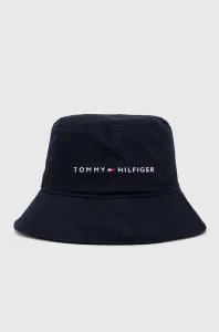 Detský bavlnený klobúk Tommy Hilfiger tmavomodrá farba, bavlnený #7262809