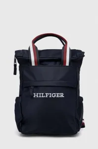 Detský ruksak Tommy Hilfiger tmavomodrá farba, malý, s nášivkou
