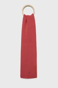 Detský šál Tommy Hilfiger ružová farba, jednofarebný #274938