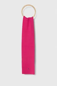 Detský šál Tommy Hilfiger ružová farba, jednofarebný #8753145