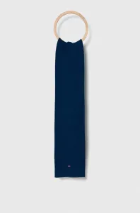 Detský šál Tommy Hilfiger tmavomodrá farba, jednofarebný #8753144