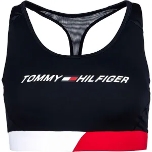 Tommy Hilfiger MID INTENSITY CB RACER BRA Dámska športová podprsenka, tmavo modrá, veľkosť S