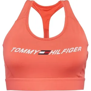 Tommy Hilfiger MID INTENSITY GRAPHIC RACER BRA Dámska športová podprsenka, lososová, veľkosť #5362035