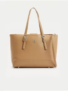 Light brown women's big handbag Tommy Hilfiger - Women