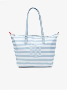 White-Blue Women's Striped Handbag Tommy Hilfiger - Women