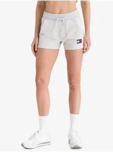 Light Grey Women's Shorts Tommy Jeans - Men #1056186