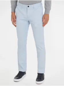 Chino nohavice pre mužov Tommy Hilfiger - svetlomodrá #6068916