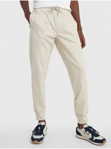 Cream Men's Sweatpants Tommy Hilfiger - Mens #691761