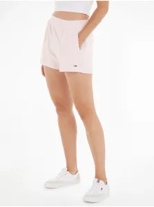 Light Pink Womens Shorts Tommy Jeans Essential - Women #6343728