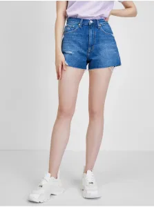 Modré dámske rifľové šortky Tommy Jeans Hot Pant #690616