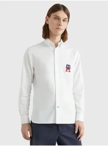 Biela pánska košeľa Tommy Hilfiger #5586631