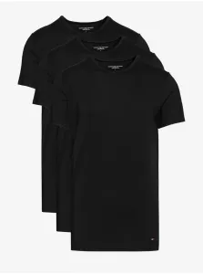 Sada troch čiernych pánskych tričiek pod košeľu Tommy Hilfiger #1063007