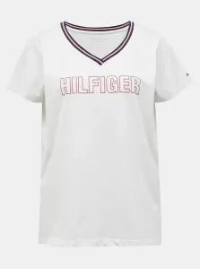 White Women's T-Shirt with Tommy Hilfiger Print - Women #1043547