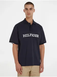 Dark blue mens polo shirt Tommy Hilfiger - Men #7988102