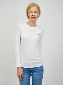 White Women's Long Sleeve T-Shirt Tommy Hilfiger - Women #640644