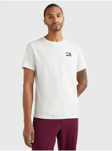 Tommy Hilfiger pánske tričko Farba: YBI Ivory, Veľkosť: L