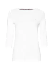 White Women's T-Shirt with three-quarter sleeves Tommy Hilfiger - Women #5166188