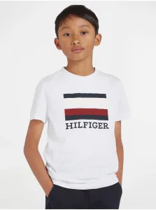 White boys T-shirt Tommy Hilfiger - Boys #7947230