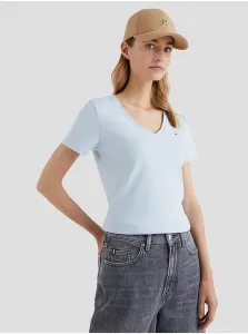 Light Blue Women's Basic T-Shirt Tommy Hilfiger - Women #635637