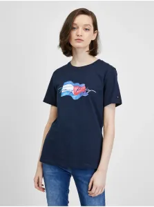 Dark blue women's T-shirt Tommy Hilfiger - Women #704759