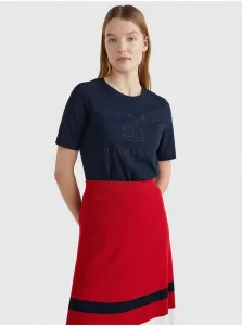 Dark blue women's T-shirt Tommy Hilfiger - Women #689434