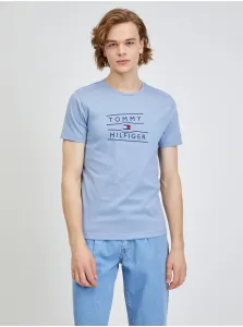 Blue Men's T-Shirt Tommy Hilfiger - Men #661797