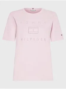 Ružové dámske tričko Tommy Hilfiger #690521