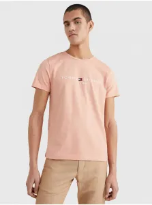 Ružové pánske tričko Tommy Hilfiger