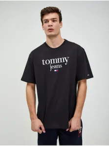 Black Mens T-Shirt Tommy Jeans - Men #635931