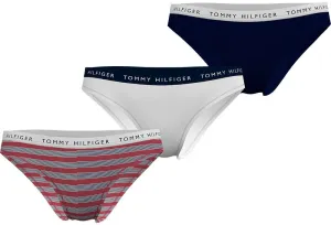 Tommy Hilfiger RECYCLED ESSENTIALS-3P BIKINI PRINT Dámske nohavičky, čierna, veľkosť #3819071