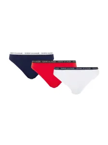 Sada troch dámskych nohavičiek v modrej, bielej a červenej farbe Tommy Hilfiger Underwear #414974