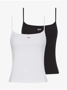 Set of two women's tank tops in black and white Tommy Jeans - Women #5616218
