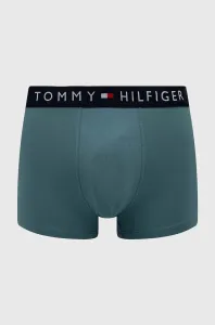 Boxerky Tommy Hilfiger pánske, zelená farba #8688319