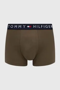 Boxerky Tommy Hilfiger pánske, zelená farba #7946578