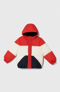 Detská páperová bunda Tommy Hilfiger červená farba #8752208