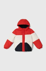 Detská páperová bunda Tommy Hilfiger červená farba #8753063