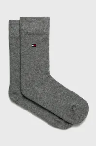 Detské ponožky Tommy Hilfiger (2-pak) šedá farba #4727641