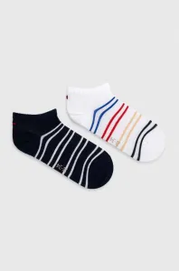 Detské ponožky Tommy Hilfiger 2-pak tmavomodrá farba #8497947