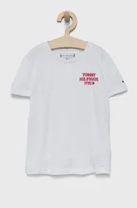 Detské tričko Tommy Hilfiger biela farba, #6565071