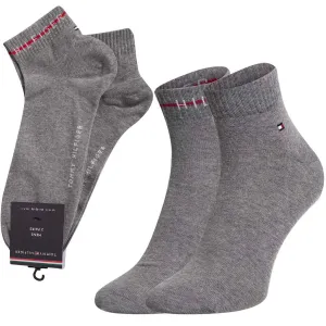 Ponožky Tommy Hilfiger 2-pak pánske, šedá farba #7513111