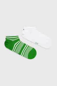 Ponožky Tommy Hilfiger 2-pak pánske, zelená farba #6983956