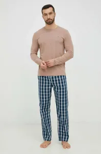 Pyžamo Tommy Hilfiger pánska, šedá farba, jednofarebná