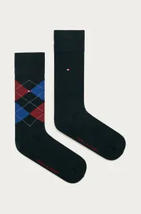Tommy Hilfiger 2 PACK - pánske ponožky 100001495-085 TOMMY ORIGINAL 39-42
