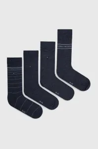 Tommy Hilfiger 4 PACK - pánske ponožky 701220146-003 39-42