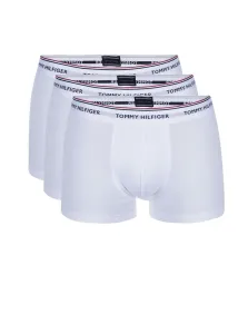 Boxerky Tommy Hilfiger 3-pak pánske,biela farba,1U87903842