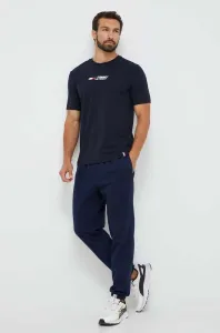 Tommy Hilfiger ESSENTIAL BIG LOGO TEE Pánske tričko, tmavo modrá, veľkosť #8139566