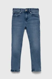 Modré chlapčenské skrátené slim fit džínsy Tommy Hilfiger