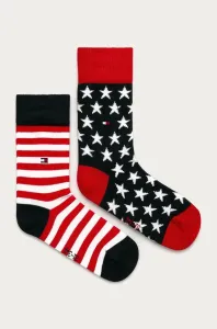 Tommy Hilfiger KIDS SOCK 2P STARS AND STRIPES Detské ponožky, tmavo modrá, veľkosť 35-38