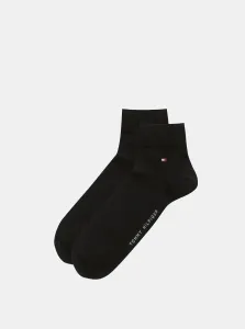 Tommy Hilfiger MEN QUARTER 2P Pánske ponožky, čierna, veľkosť 39 - 42